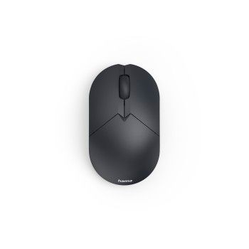 Hama Mini-Funkmaus "WM-150", optisch, 3 Tasten, ohne Klickgeräusch, Schwarz