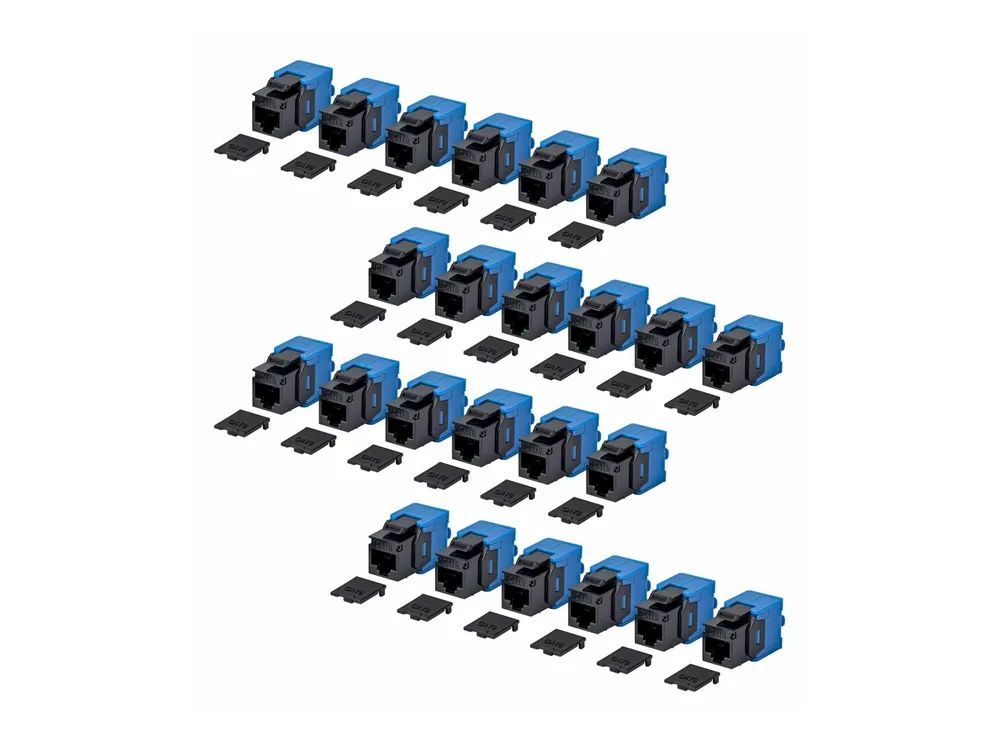 StarTech.com Cat6 Keystone Jack 24-Pack 180-Deg - Netzwerk - CAT 6