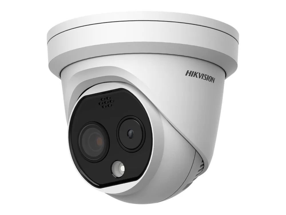 Hikvision DeepinView Temperature Screening Thermographic Turret Camera DS-2TD1217B-6/PA - Thermisch / Netzwerk-Überwachungskamera - Innenbereich - Farbe (Tag&Nacht)