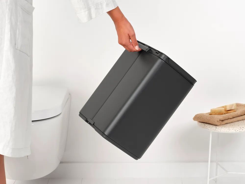 Brabantia Bo Mülleimer, 12L - Mineral Infinite Grey