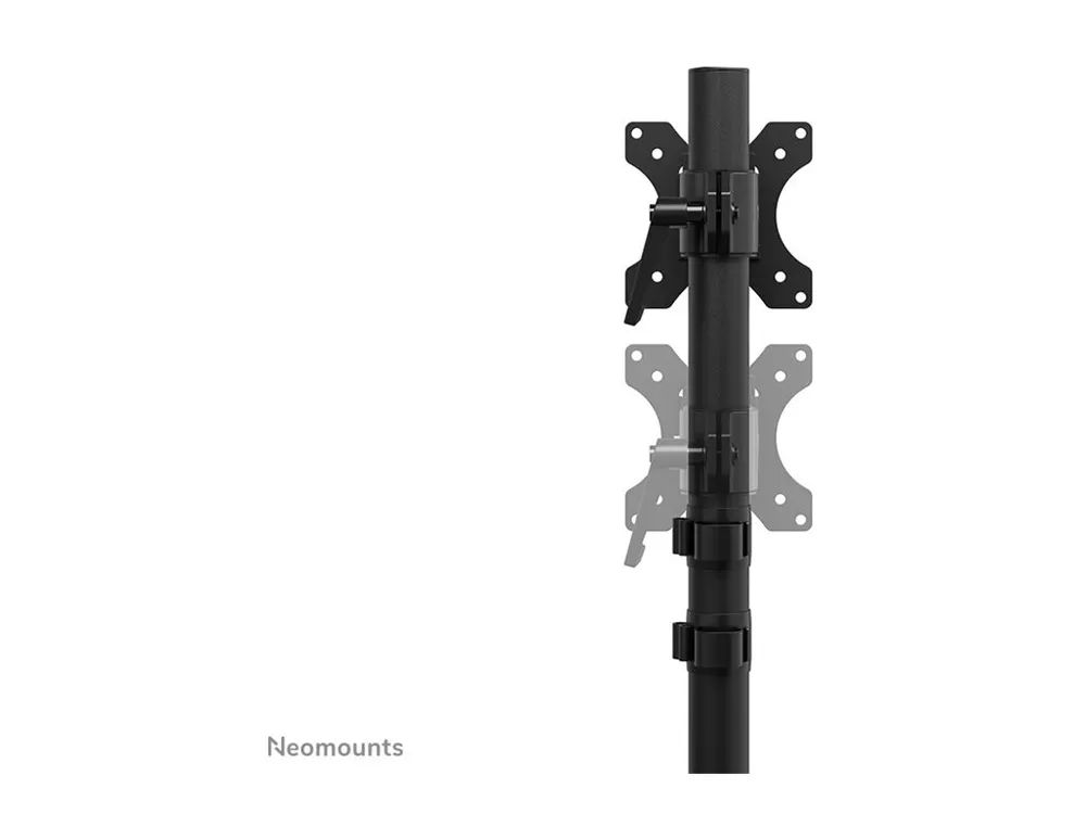 Neomounts Befestigungskit (Basis, Bildschirmständer) - Voll beweglich - für Monitor - Stahl - Schwarz - Bildschirmgröße: 25.4-81.3 cm (10"-32")