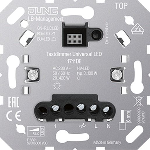 Jung TASTDIMMER UNIVERSAL LED / JUNG 1711DE