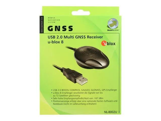Navilock NL-8002U Multi GNSS Receiver - GPS-/GLONASS-/GALILEO-Empfängermodul