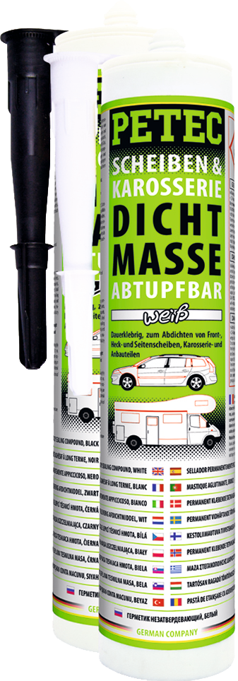 Dekalin Scheiben & Karosserie Dichtmasse, abtupf