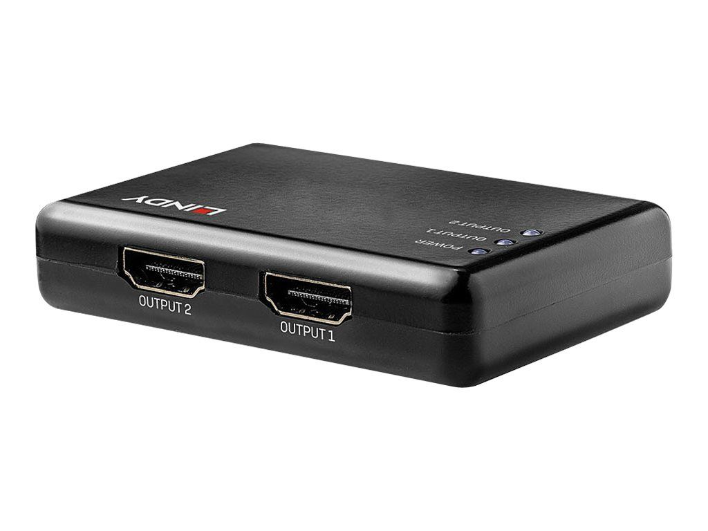 Lindy Video-/Audio-Splitter - 2 x HDMI - Desktop