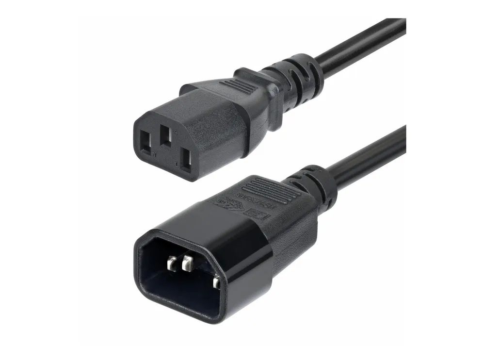 StarTech.com 4.5m Power Extension Cord, C14 to C13, 15A 250V, KEMA-KEUR