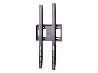 Edbak TWB3 - Befestigungskit (Wandmontage) - für Flachbildschirm - Stahl - Schwarz, RAL 9005, Pulverbeschichtung - Bildschirmgröße: 94-152.4 cm (37"-60")