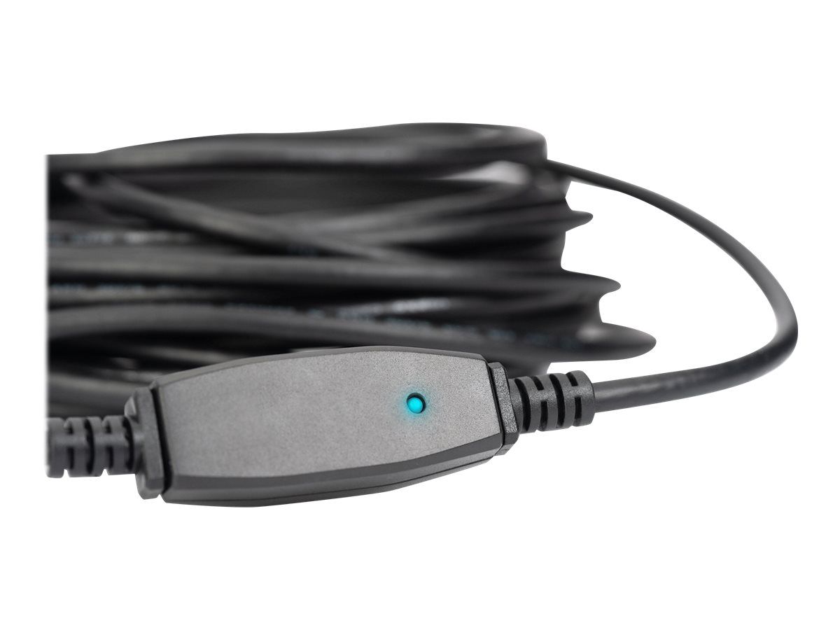 DIGITUS Aktives USB 3.0 Verlängerungskabel, 20m