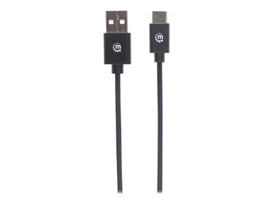 Manhattan USB-C to USB-A Cable, 3m, Male to Male, 480 Mbps (USB 2.0)