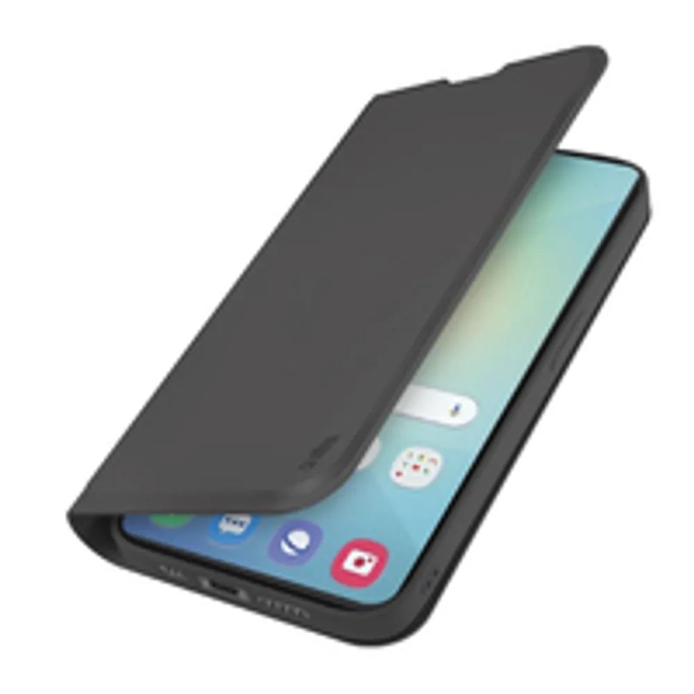 SBS Wallet Stand Galaxy S25 schwarz TEWALSAS25K