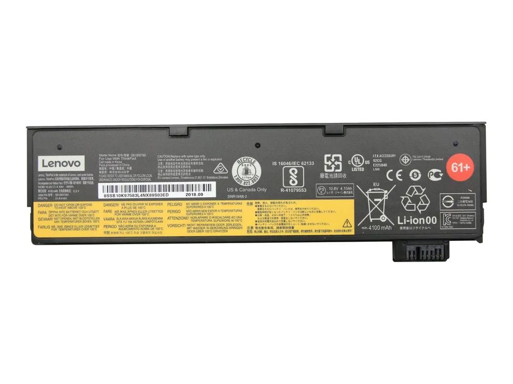 Lenovo Laptop-Batterie - Lithium-Ionen - 6 Zellen