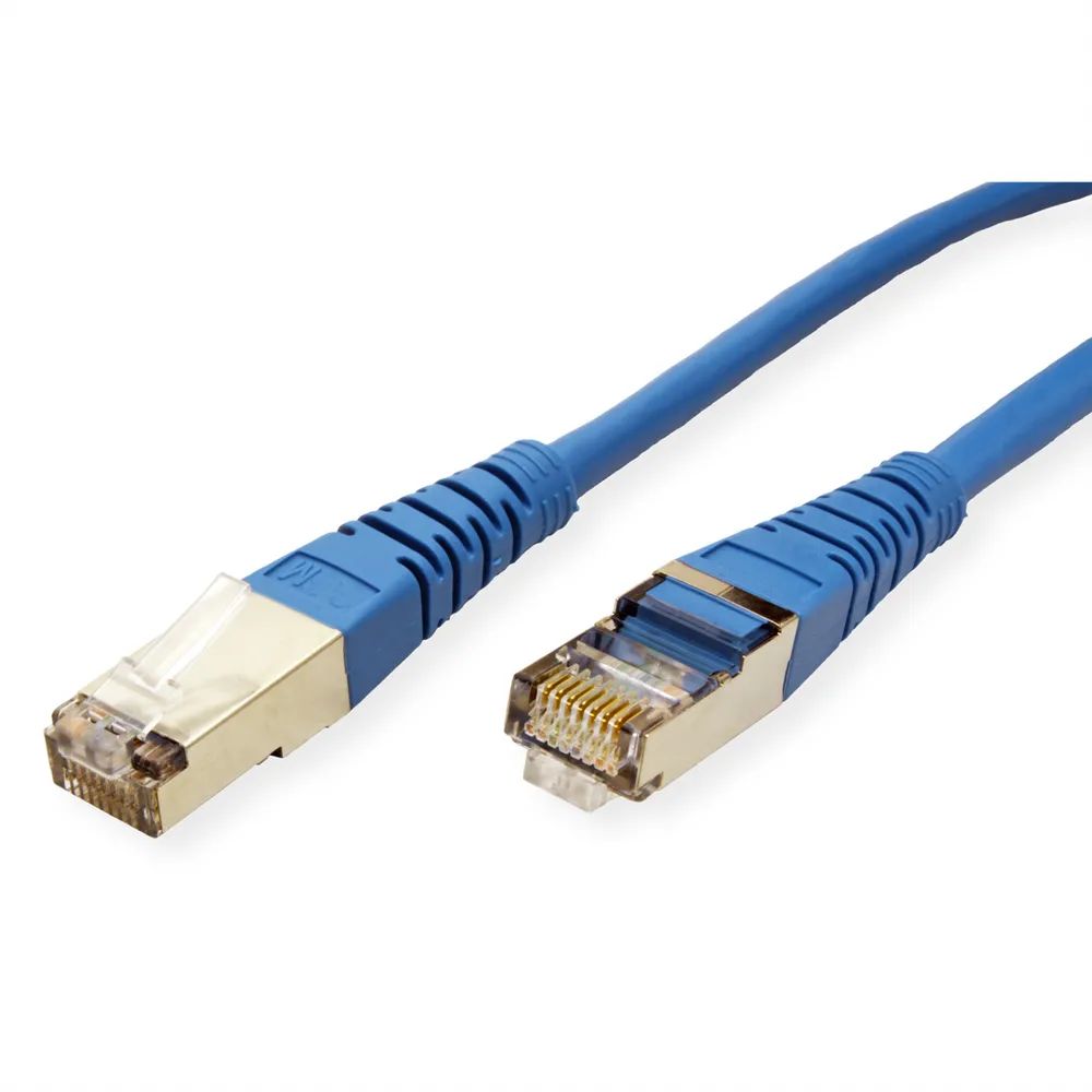 ROLINE Patchkabel Cat.5e (Class D) S/FTP, blau, 2 m