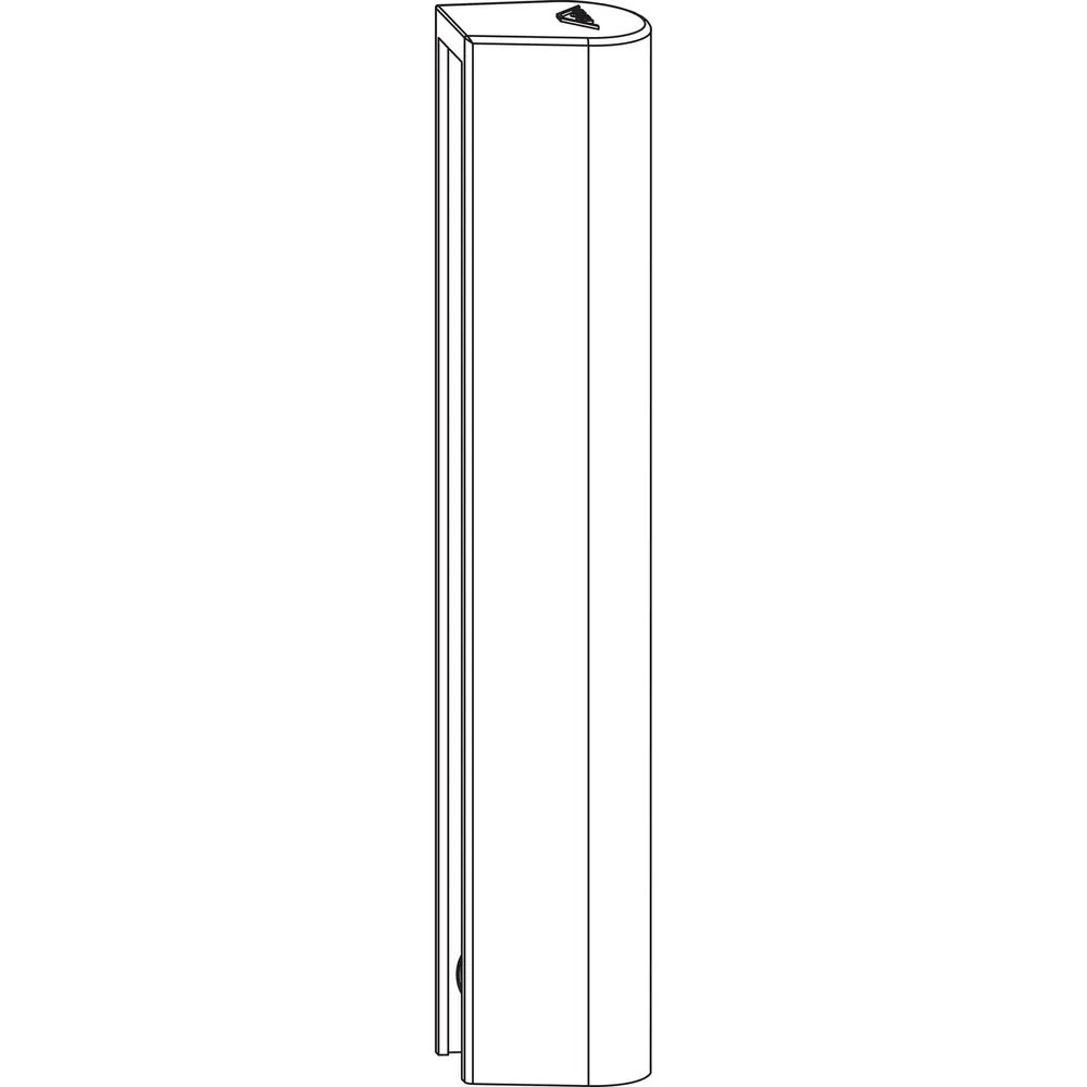 ROTO NX Abdeckkappe Eckband P PVC R01.3 titan matt