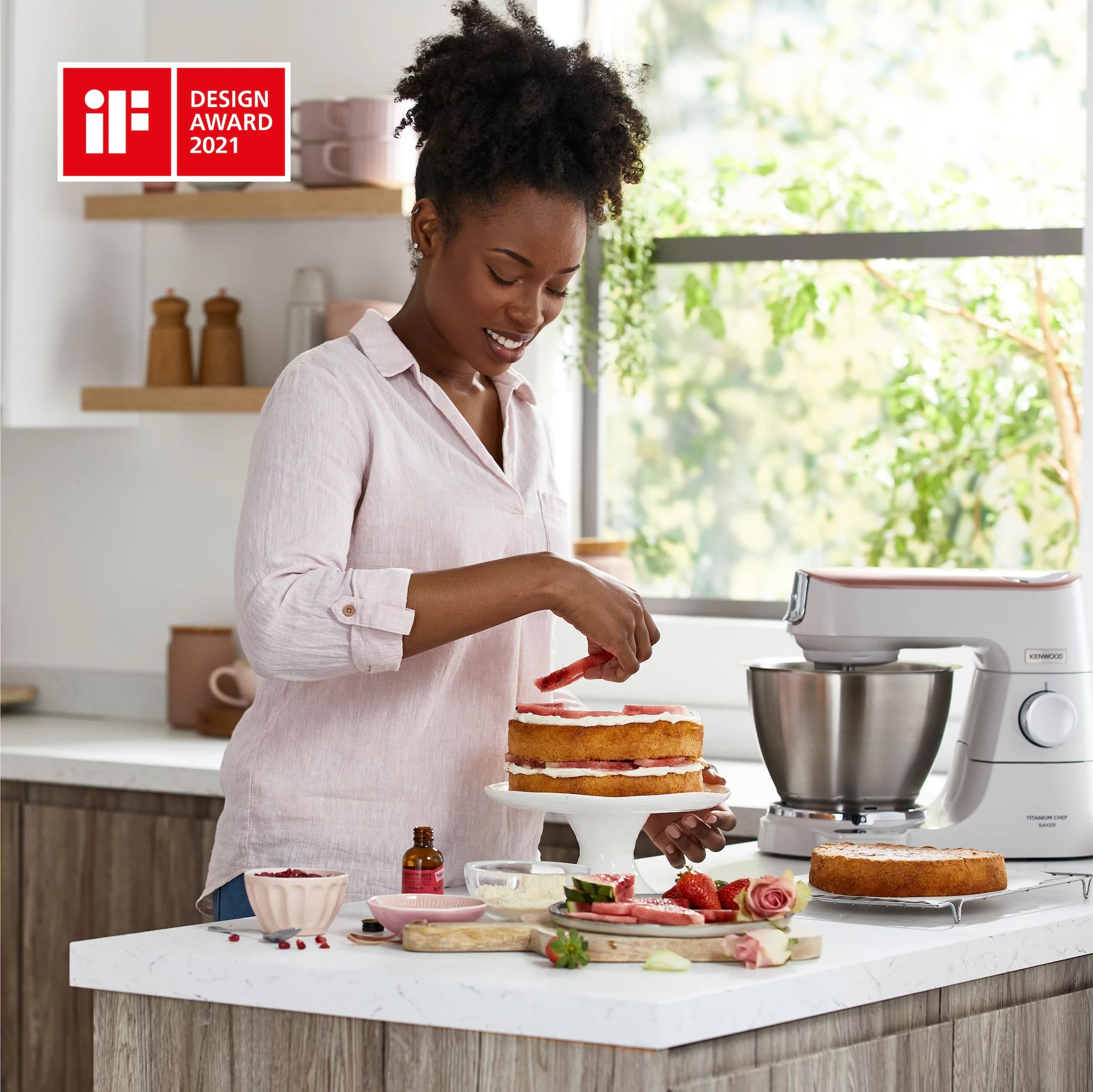 Kenwood Küchenmaschine Titanium Chef Baker KVC65.001.WH Open-Box