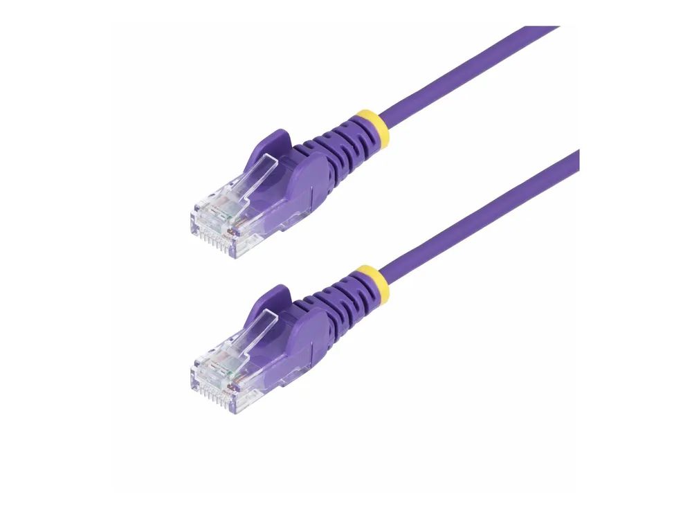 StarTech.com 1m Purple Slim CAT6 Ethernet Cable, Snagless, 28AWG, LSZH - Patch-Kabel - RJ-45 (M)