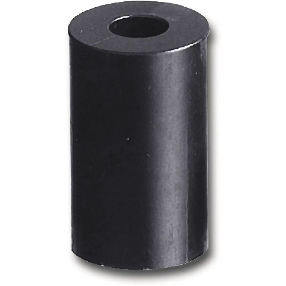 Dransfeld GmbH & Co.KG Polsternägel-Zierkappen Abstandhalter, ø 20 mm, Bohr ø 10 mm, Länge 27 mm, Hart-PVC schwarz