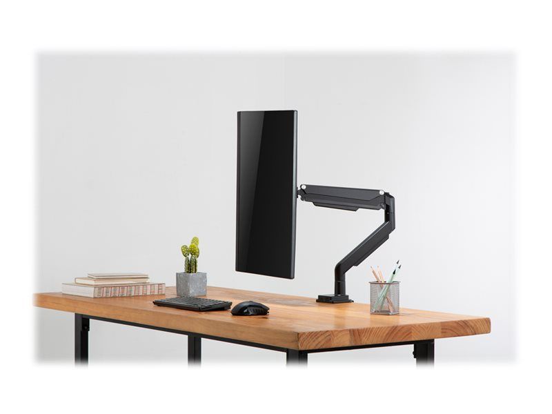 DIGITUS Single Monitorhalter mit Gasdruckfeder und Klemmbefestigung