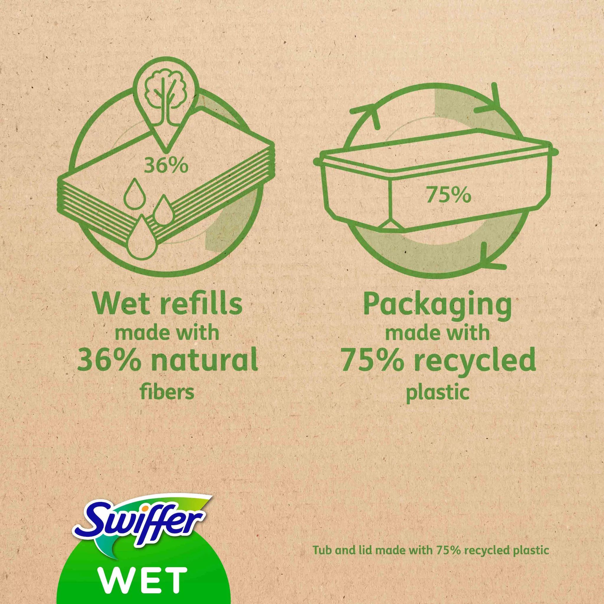 Swiffer Wet Wischtücher Antibakteriell Nachfüllpackung 20er