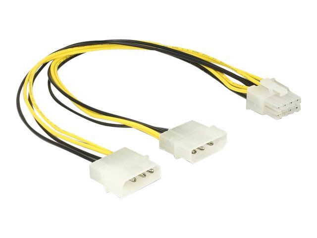 Delock Stromkabel - 8-poliges EPS12V (M) bis interne Stromversorgung, 4-polig (M)