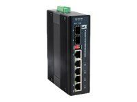 LevelOne IES-0600 - Switch - 4 x 10/100/1000 x Combo Gigabit Ethernet/Gigabit SFP x Fast Ethernet/Gigabit SFP