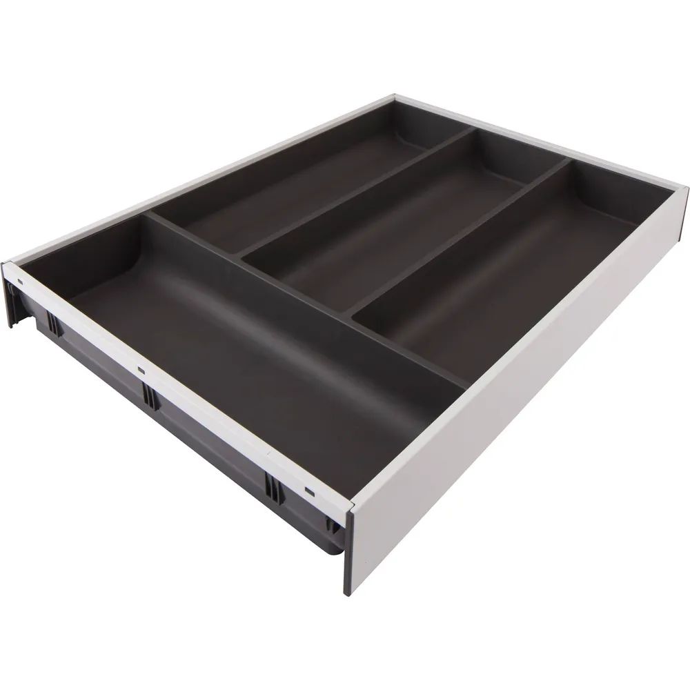 BLUM AMBIA-LINE Besteckeinsatz NL450mm,B300mm, Stahl SW/OG