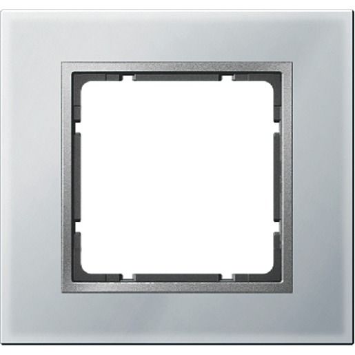 Berker RAHMEN 1-FACH ALU / BERKER 10116414 B7 GLAS 10116414
