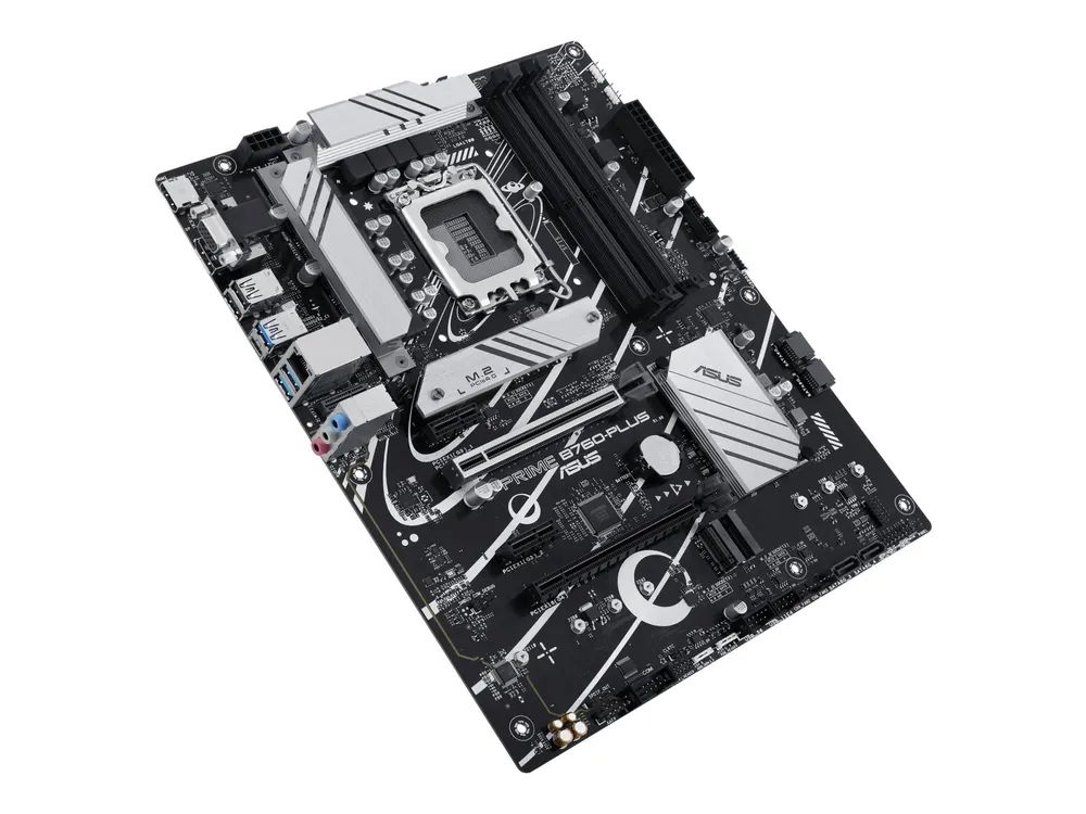 ASUS PRIME B760-PLUS - Motherboard - ATX - LGA1700 Sockel - B760 Chipsatz - USB-C 3.2 Gen 2x2, USB-C 3.2 Gen 1, USB 3.2 Gen 2, USB 3.2 Gen 1, USB4 - 2.5 Gigabit LAN - Onboard-Grafik (CPU erforderlich)