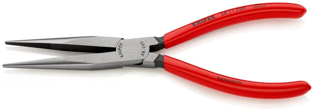 KNIPEX Mechanikerzange mit Kunststoff überzogen schwarz atramentiert 200 mm