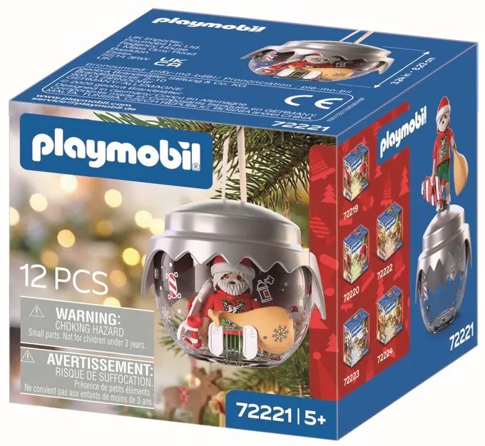 Playmobil Weihnachtskugel Longboarder