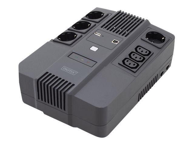DIGITUS All-in-One USV, 600VA/360W, LED