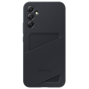 Samsung A34 Card Slot Case Black