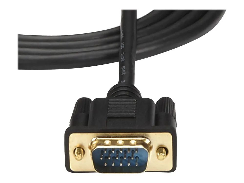 StarTech.com 90cm aktives HDMI auf VGA Konverter Kabel - HDMI zu VGA Adapter 0,9m - Schwarz - 1920x1200 / 1080p - Adapterkabel - HDMI, Mikro-USB Typ B (nur Strom)