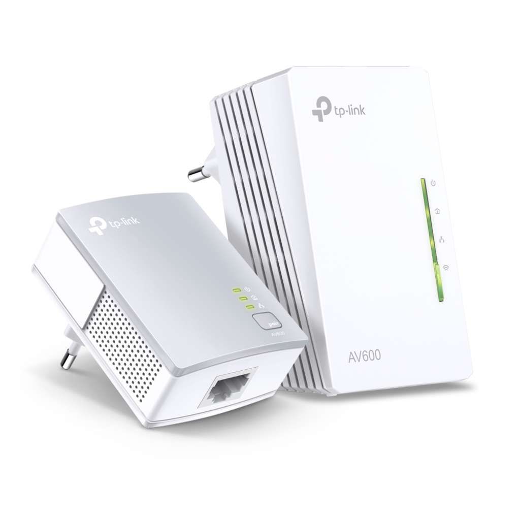 TP-LINK TL-WPA4220KIT AV500 2-Port Wifi Powerline Adapter Starter Kit - Powerline Adapterkit HomePlu