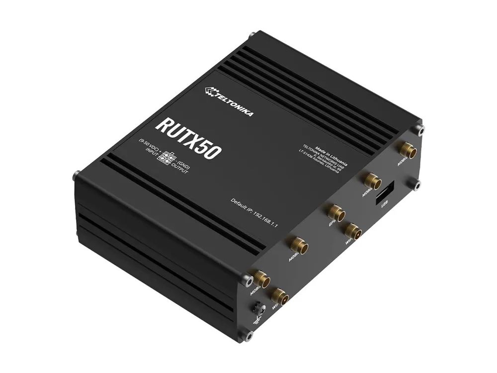 Teltonika RUTX50 - Wireless Router - WWAN 4-Port-Switch