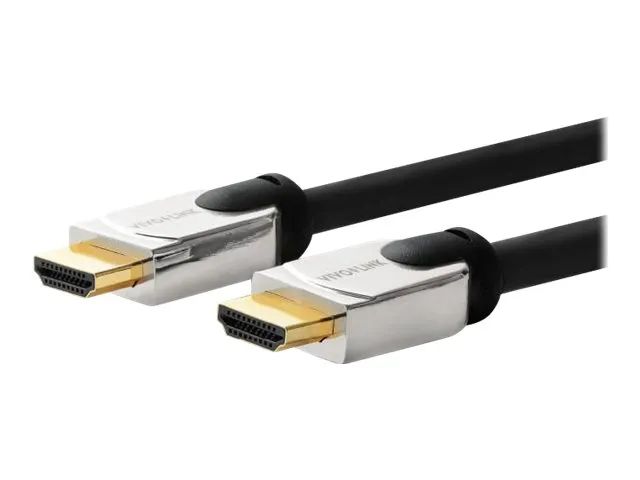VivoLink Pro - Highspeed - HDMI-Kabel mit Ethernet - HDMI männlich zu HDMI männlich - 20 m - Dreifachisolierung - Schwarz - Dolby DTS-HD Master Audio-Unterstützung, Dolby TrueHD-Unterstützung, unterstützt 4K 60 Hz (4096 x 2160)