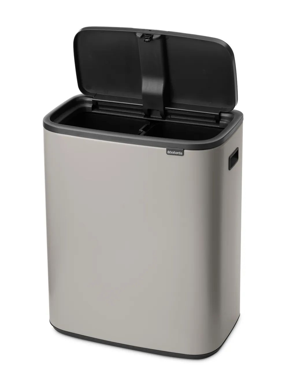 Brabantia Bo Touch Bin, 2 x 30L - Soft Grey