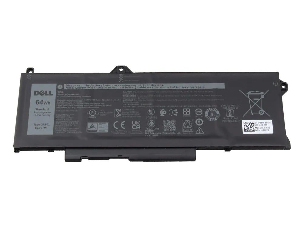 Dell 64Wh Lithium-ion battery for - Battery - Batterie - 4.000 mAh