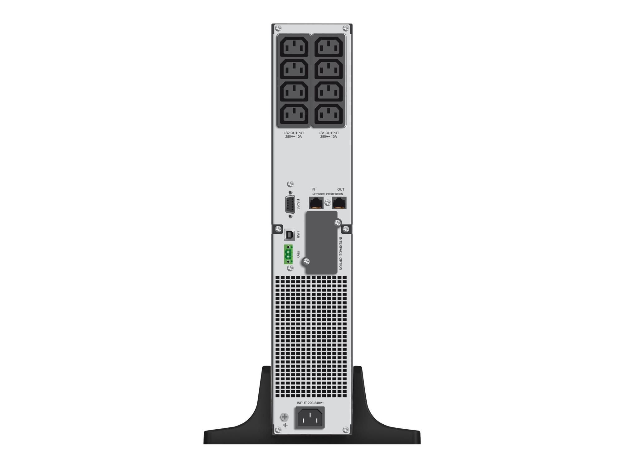 BlueWalker PowerWalker VI 1000RT LCD - USV - Wechselstrom 220/230/240 V - 900 Watt - 1000 VA - 7 Ah - RS-232, USB - Ausgangsanschlüsse: 8 - 2U - 48.3 cm (19")