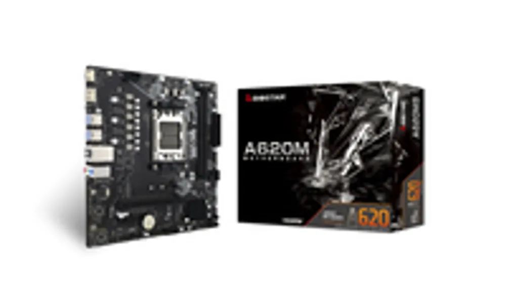 Biostar A620MS A620 AM5 mATX DDR5 - AMD Sockel AM5 (Ryzen Zen4) - Micro/Mini/Flex-ATX