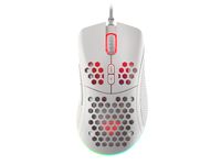 natec Gaming Maus Krypton 555 RGB kabelgeb. weiß - Maus - 8.000 dpi