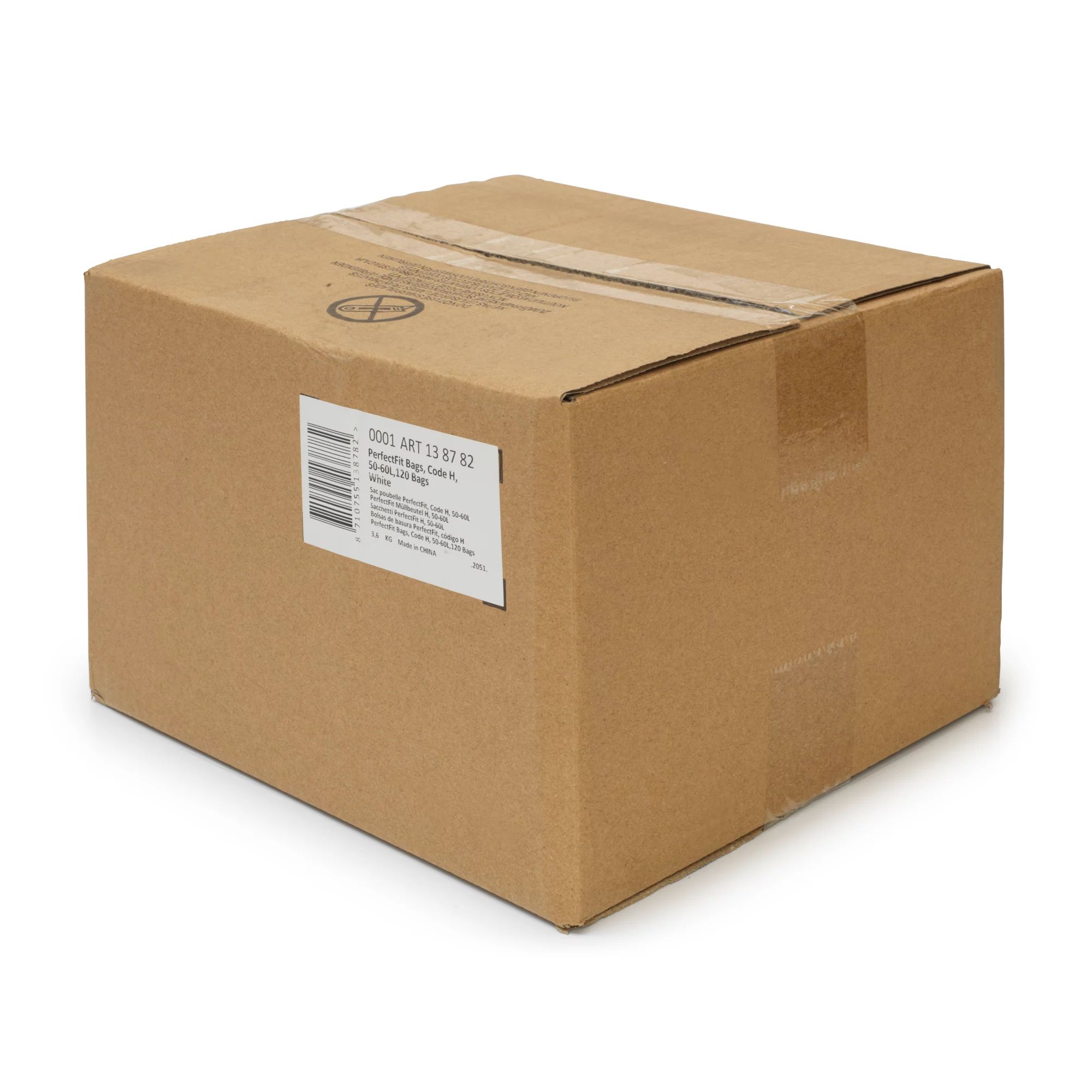 Brabantia Müllbeutel, Online Exlusive PerfectFit Beutel 50-60 L (H) Multipack 120Stk,6x20