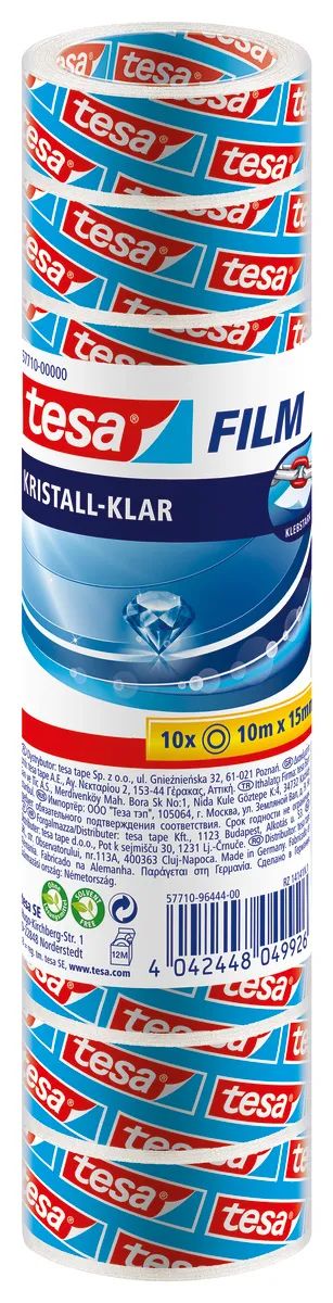 tesa® Klebefilm kristallklar 10 m x 15 mm