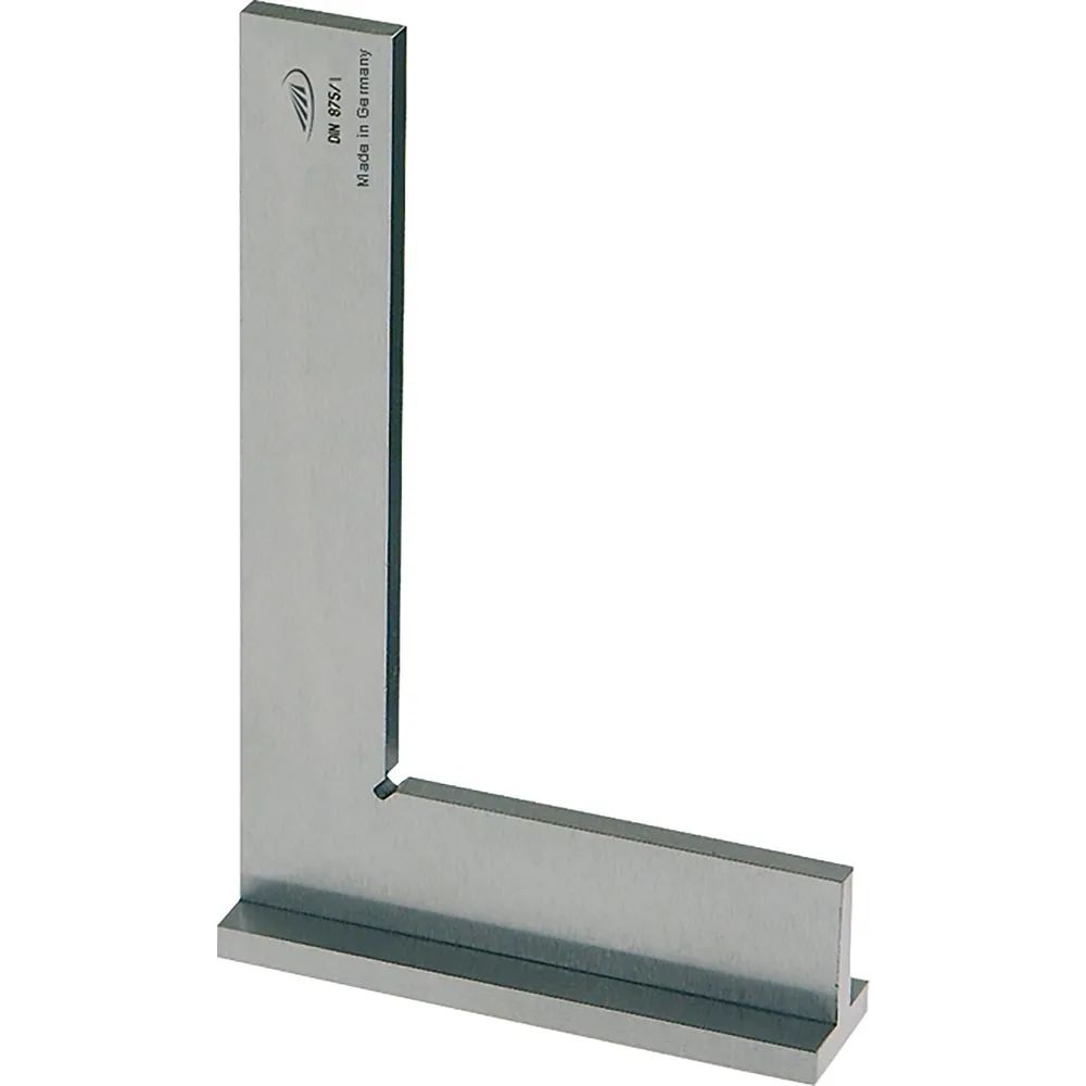 RB-Messwerkzeuge GmbH  Präzisions Stahlwinkel DIN875-1 Inox mit Anschlag Schenkellänge 150 x 100 mm