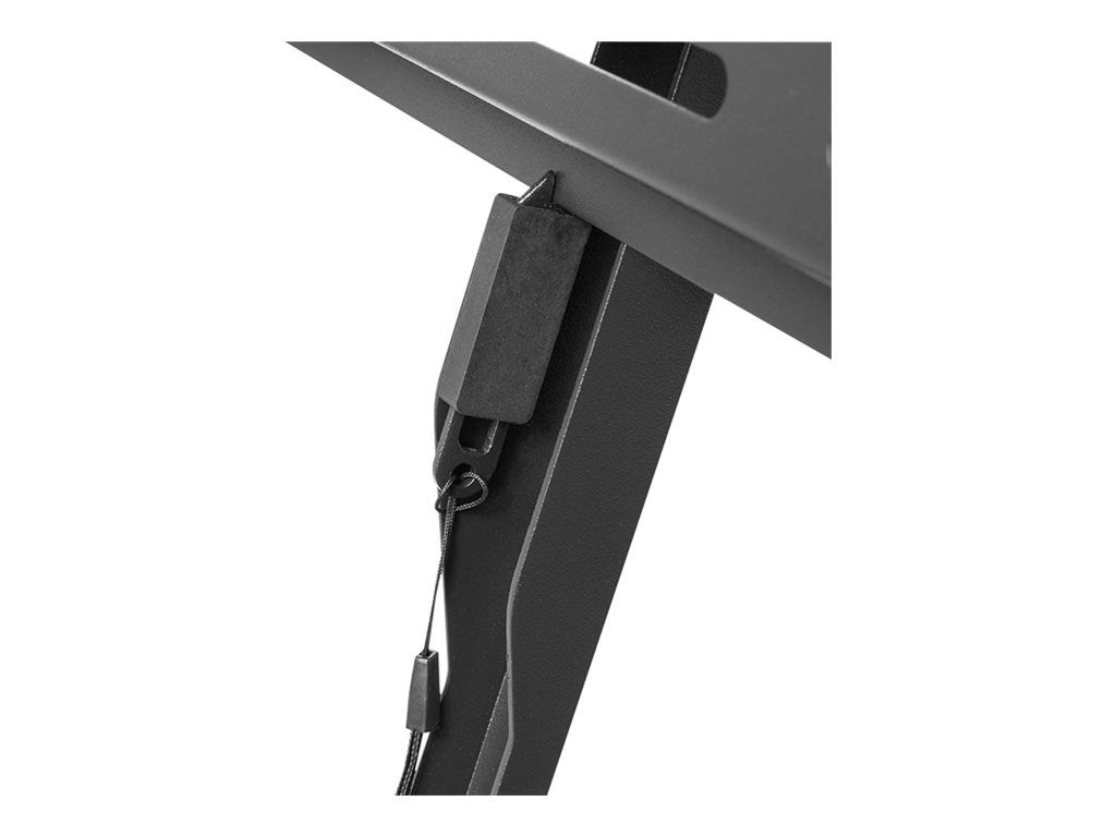 LogiLink Befestigungskit - für TV - kippbar, horizontal verstellbar, 50 kg - verriegelbar - Stahl - Schwarz - Bildschirmgröße: 127-251 cm (50"-99")