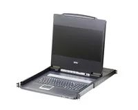 ATEN 17.3" Widescreen DVI/HDMI Full HD LCD Console - KVM-Konsole - DVI