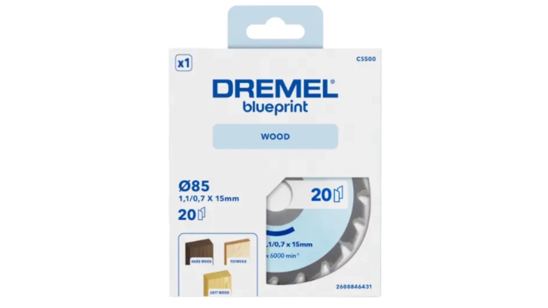 DREMEL Kreissägeblatt ST WO H 85x15 T20