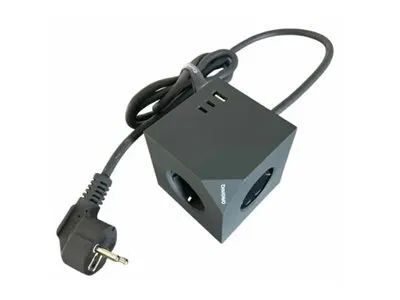 MicroConnect Power Cube 3 Schuko outlets with Magnetic function 2 - Steckdosenleiste