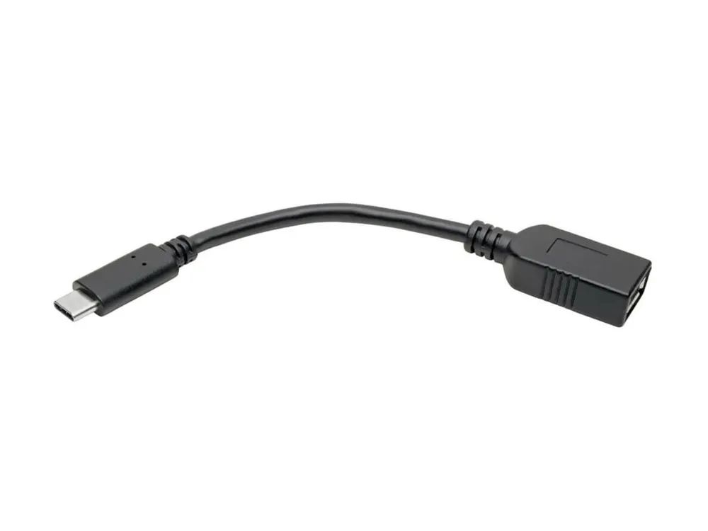 Tripp Eaton Tripp Lite Series USB Type-C to USB Type-A Adapter Cable, M/F, 3.1, Gen 1, 5 Gbps, USB-IF, 6 in. - Thunderbolt 3 - USB-Adapter - USB-C (M)