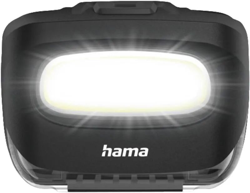Hama LED-Stirnlampe "HL110", Batterien, COB, Kopflampe zum Joggen, Sport, 2 Modi