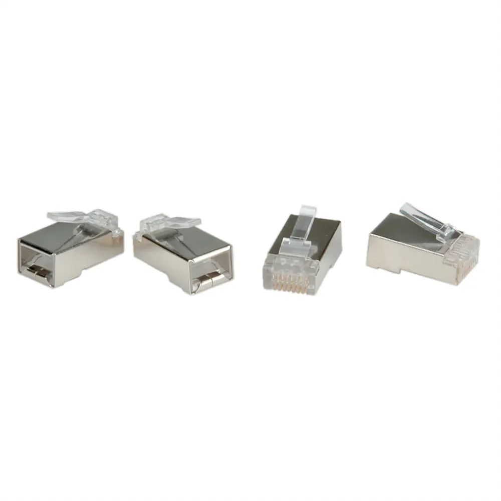 ROLINE Modular Plug geschirmt, Cat.6 (Class E), 10 Stck